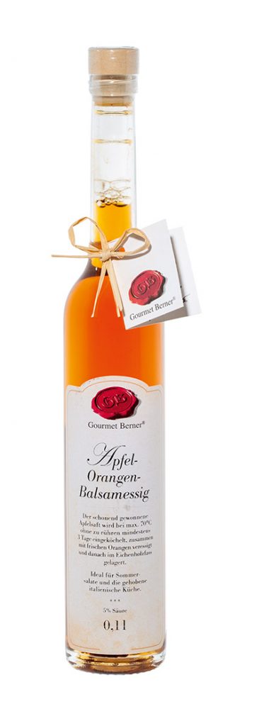 Apfel-Orangenessig "Gourmet Berner" 0,1L
