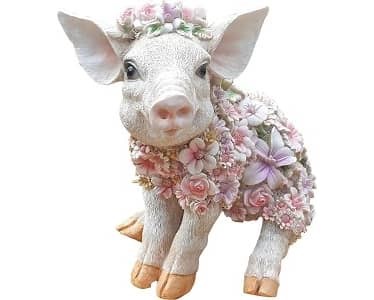 Schwein mit Blüten Clayre & Eef