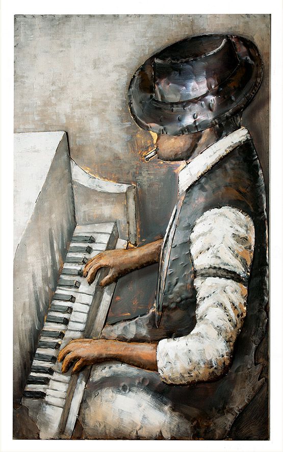 Bild "Rhythm And Blues" Kunstobjekt "Gilde Gallery" Handarbeit 80x120